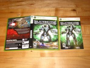 Supreme Commander Case And Manual ONLY