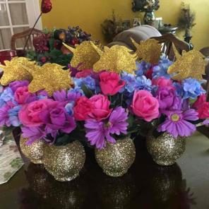 Unicorn centerpieces