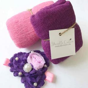 Newborn photography wrap sets