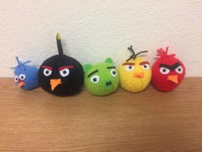 Angry Birds Knit Balls