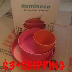 Domenico Bamboo Fiber Dinner Set