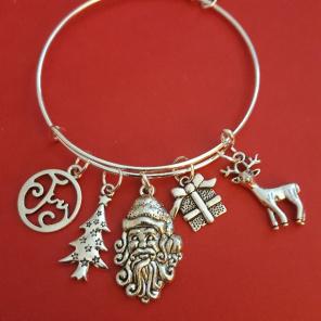 Christmas Themed Charm Bracelet