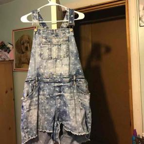 Torrid overall shorts size 18