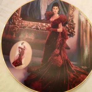 The Red Dress Collectible Plate