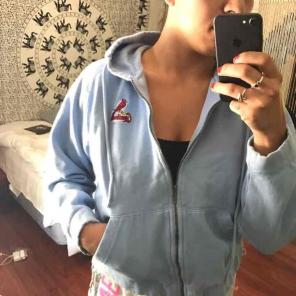 Baby Blue Zip Jacket Cardinals MLB