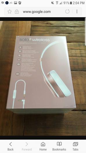 Beats by dre rose gold solo 2 wirless
