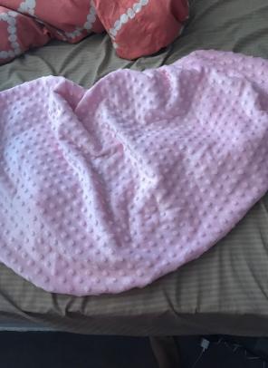 Baby Pink Mink Diaper Pad Cover