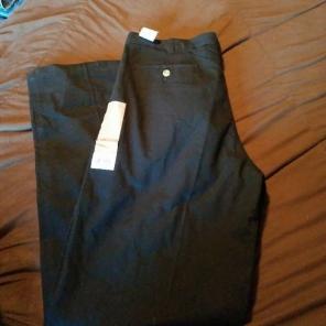 Men's black slacks