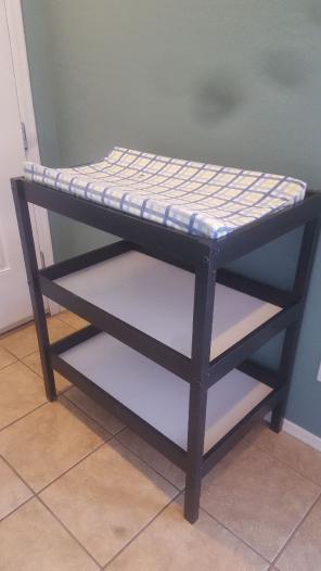 Dark Brown Changing Table