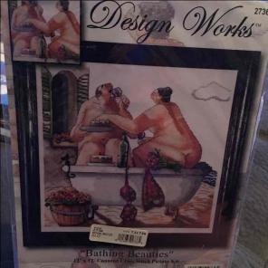 Bathing Beauties Cross Stitch Kit New