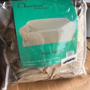 Microsuede Sofa Slipcover Cover
