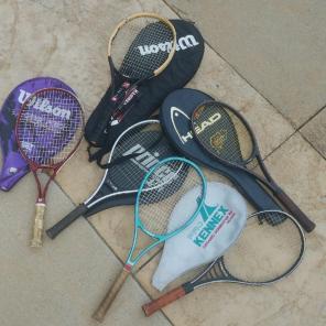 6 tennis rackets