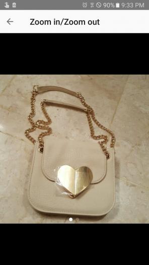NEW heart cross body bag