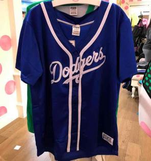 VS PINK DODGERS JERSEY SMALL NWT MLB LA