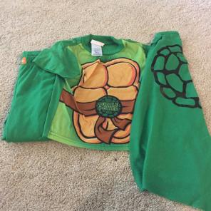 4t Ninja Turtle Pjs With Cape