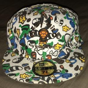 New Era Fitted Baby Milo BAPE Cap Hat
