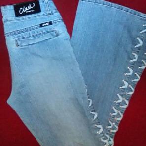 Vintage Side Lace Jeans.