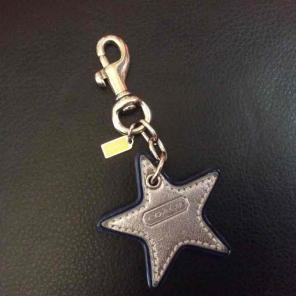 Coach Star Keychain