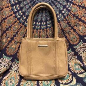 Beige Organizing Handbag