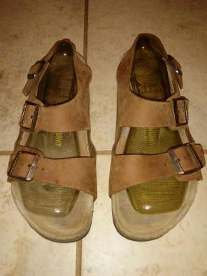 Birkenstocks, brown mens size 10 Euro 43