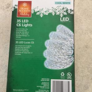 35 LED C6 Lights