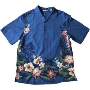 Paradise Collection Silk Hawaiian Shirt