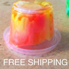 Orange Avalanche slime free shipping