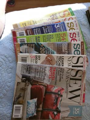 Lot of 7 Sewing Magazines-Great Ideas!