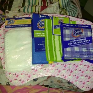 15 PC.SPIC & SPAN CLEANING SUPPLIES/NEW!