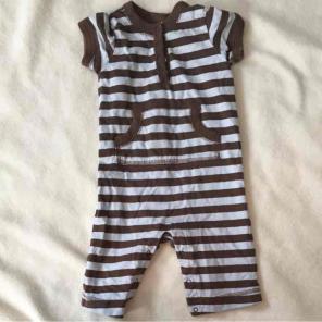 Light Blue/Brown Boys One Piece