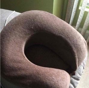 Travel pillow microfiber with cover larg