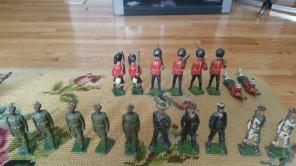 Antique pre-war lead soldiers.