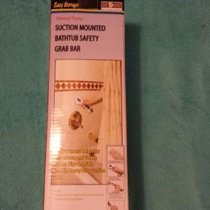 NIB suction mounted bathtub safety bar