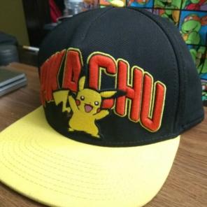 Official Pokemon Pikachu FlatBill SnapB