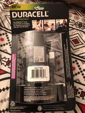 Duracell Rechargeable Power Battery
