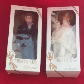 Gorham China Dolls- Bride and Groom