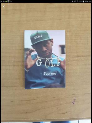 Golf guy supreme sticker