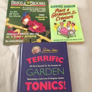 Set of 3 gardening books
