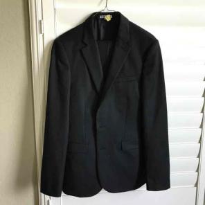 Express men's black suit