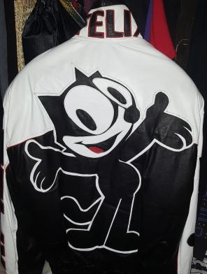 Genuine Leather Moto Jacket Felix TheCat
