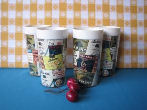 Hard Plastic Tumbler-Vintage
