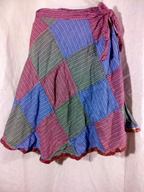 Far Out Fashion Made in Nepal Wrap Skirt