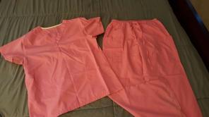 Pink scrubs