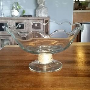 Cute glass bowl.