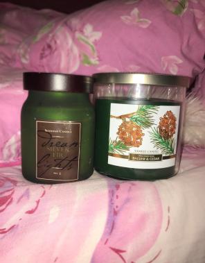 Silver fir Scented Christmas Candle