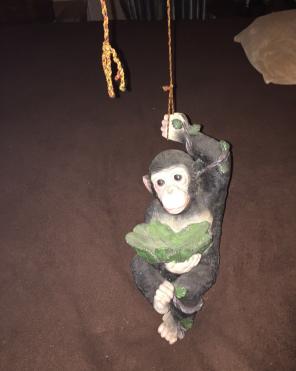 Monkey Bird Feeder Or Bird Bath