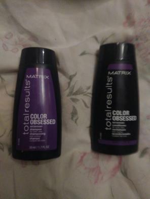 Matrix shampoo and conditioner sample
