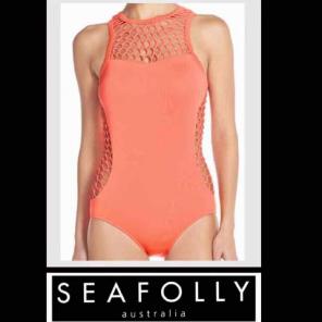 Seafolly Mesh About High Neck Malliot