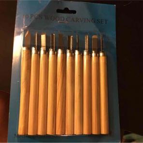 10 pc woodcarving set