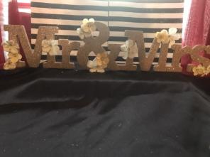 Mr And Mrs Wedding Signs